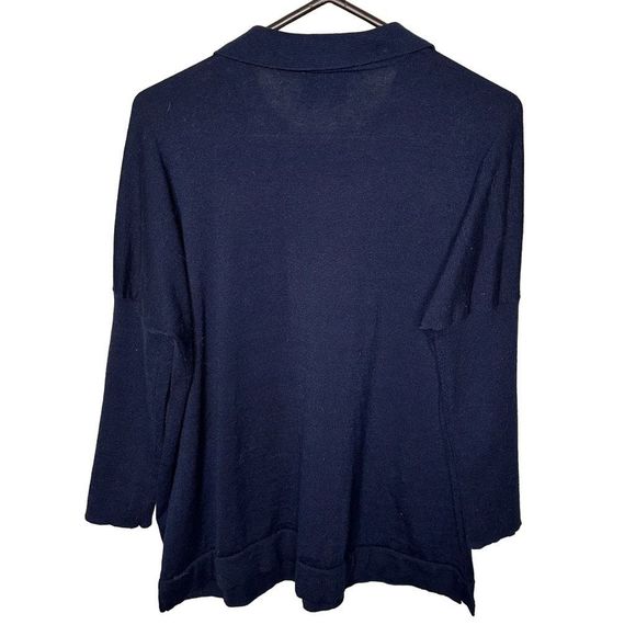 Tuckernuck Navy Polo Sweater M/L - Picture 2 of 3